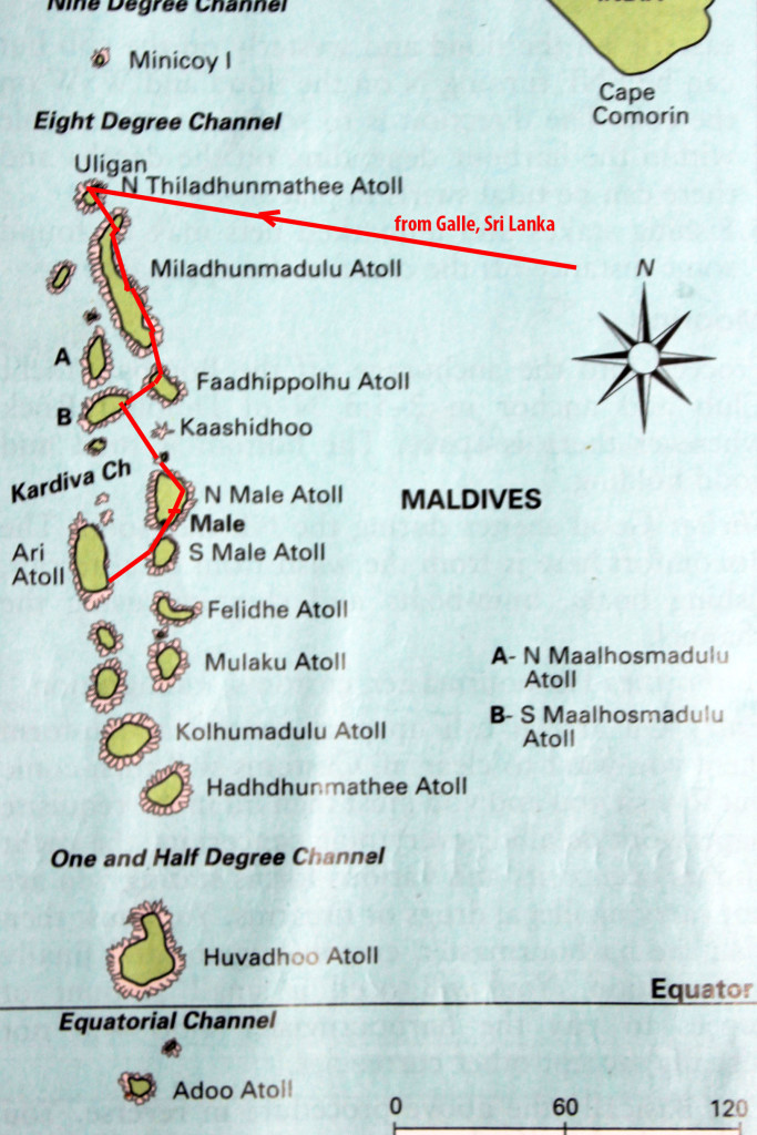 8 Karte Malediven